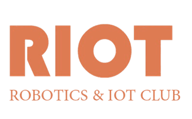 شعار نادي الروبوتات وانترنت الاشياء RIOT
